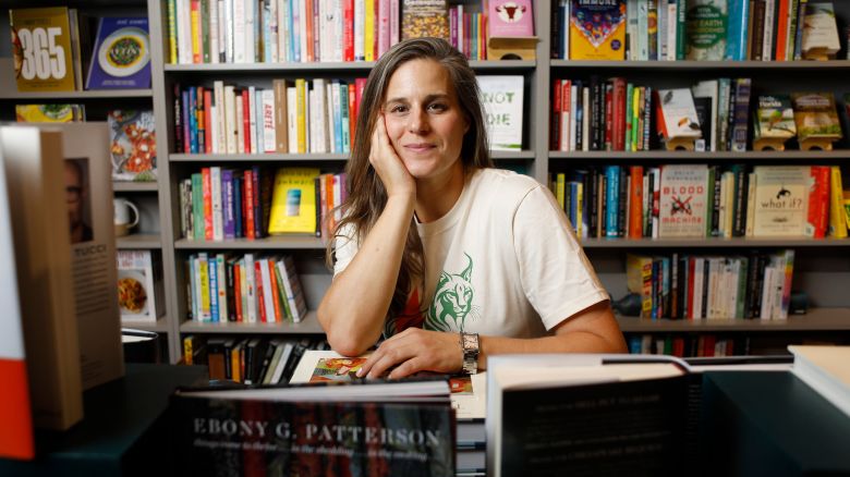 Lauren Groff, a best-selling author and acclaimed novelist, and her husband Clay Kallman opened The Lynx Bookstore an independent bookstore in Gainesville, Florida, on Sunday, April 28, 2024. 