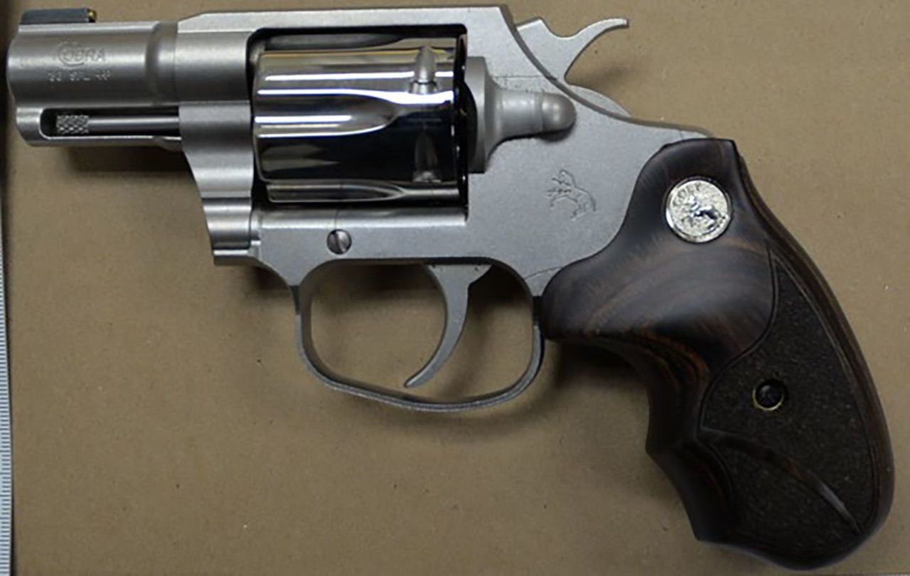 A Colt Cobra 38SPL revolver that Hunter Biden purchased from a gun store in Wilmington, Delaware, in October 2018.