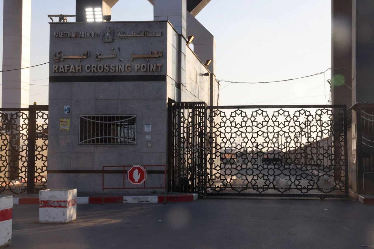 Rafah border is seen on October 10.