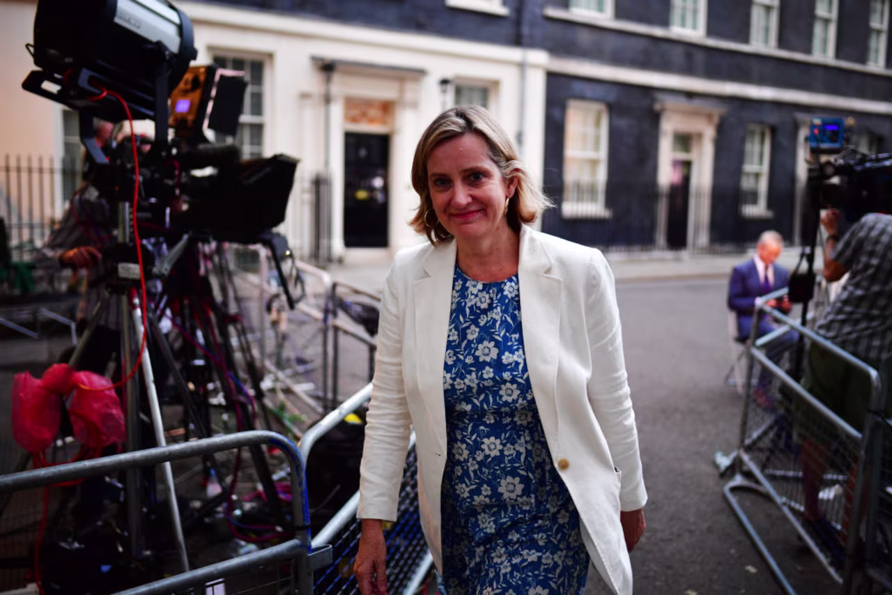 Amber Rudd, Johnson's Work and Pensions Secretary.