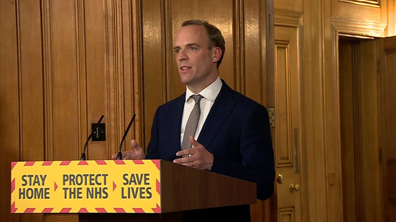 Dominic Raab, the UK's Foreign Secretary