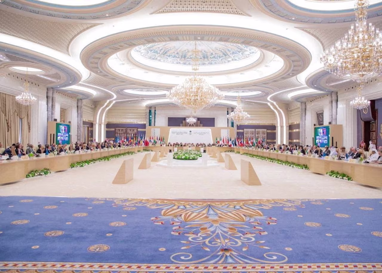 Representatives from more than 40 countries attend talks in Jeddah on August 6.