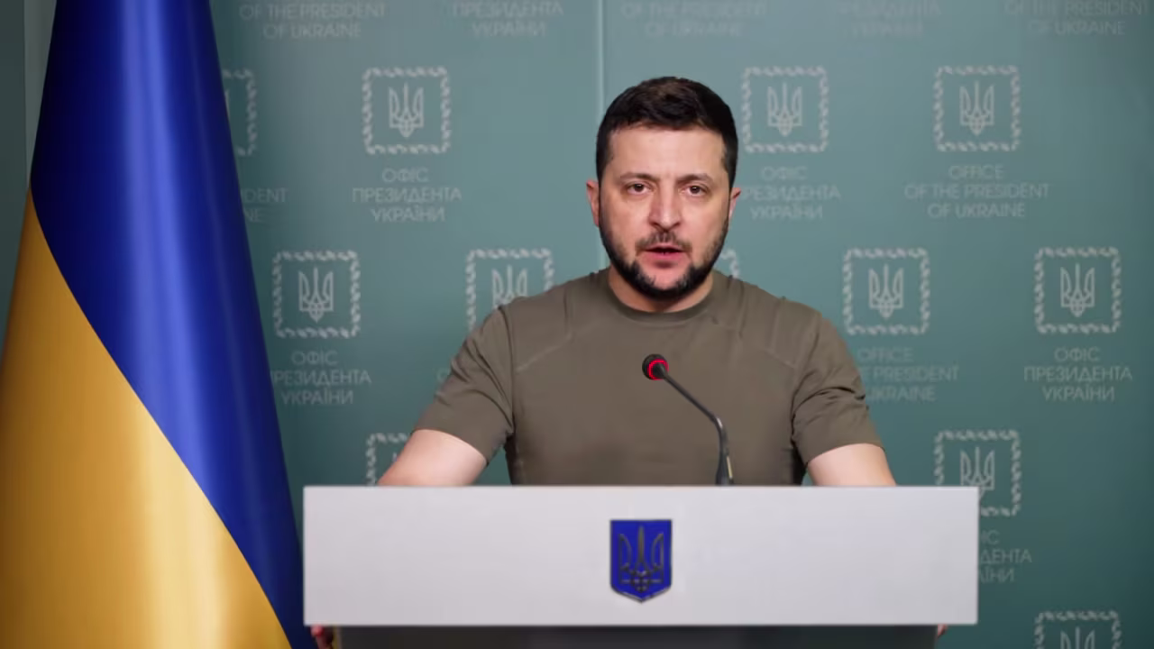 Ukrainian President Volodymyr Zelensky