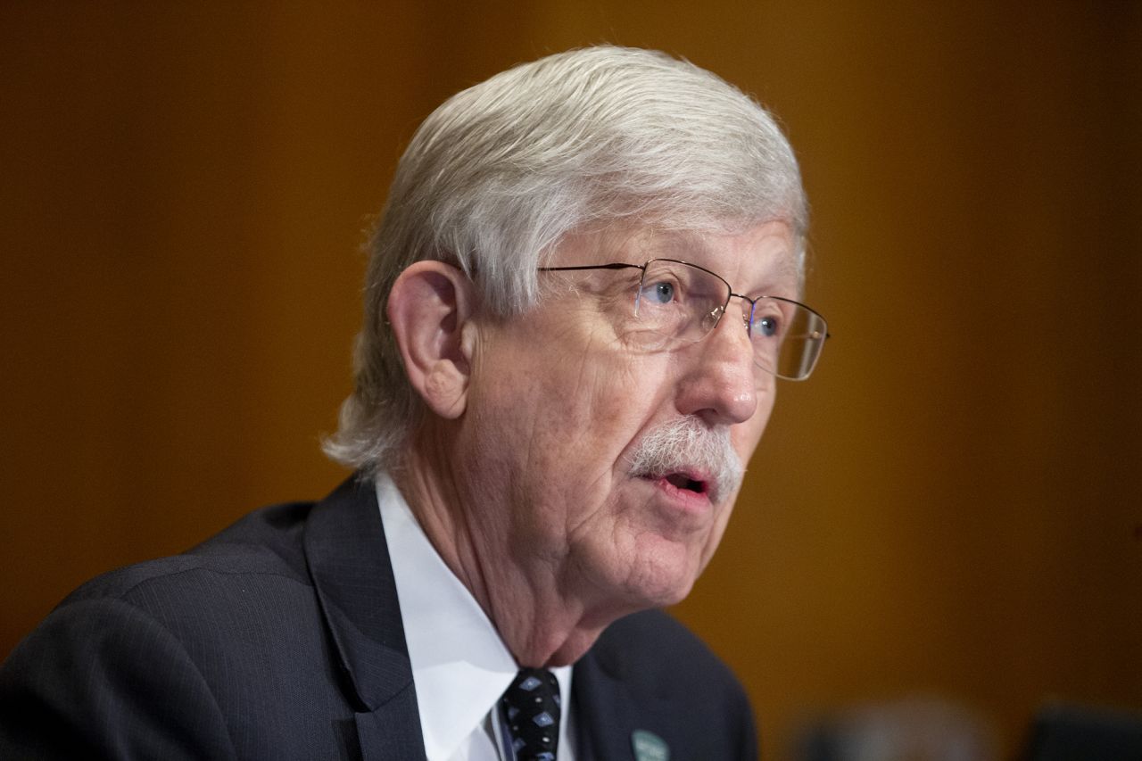 Dr. Francis Collins, Director of the National Institutes of Health, speaks during a Senate Health, Education, Labor and Pensions Committee hearing to discuss vaccines and protecting public health during the coronavirus pandemic on Capitol Hill, Wednesday, Sept. 9, 2020, in Washington.