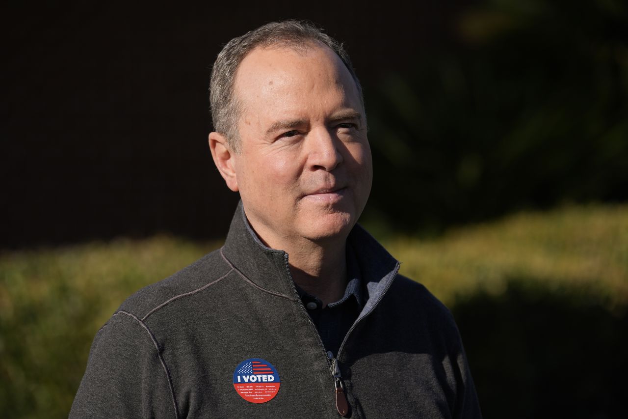 Rep. Adam Schiff is pictured in Burbank, California, on March 5.