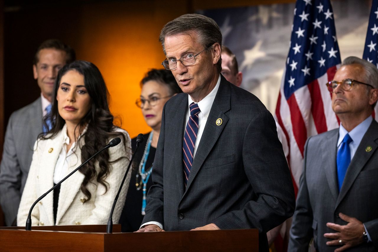 Rep. Tim Burchett speaks during a press conference on Capitol Hill on June 26 in Washington, DC.?