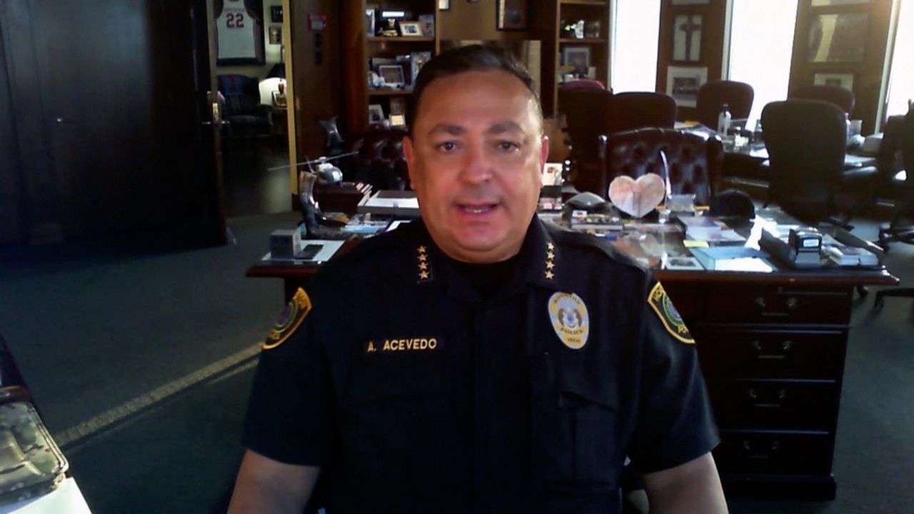 Houston Police Chief Art Acevedo speaks with CNN on Tuesday, March 9. 