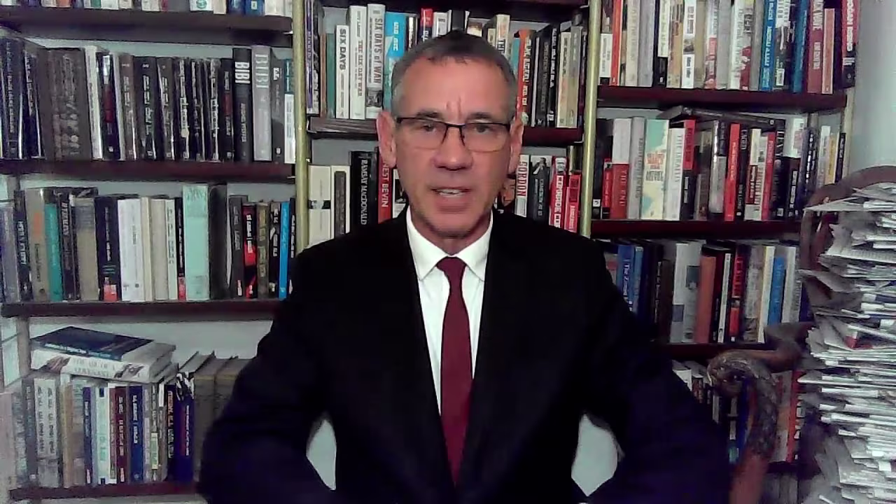 Mark Regev, a senior adviser to the Israeli prime minister, speaks to CNN on Wednesday.