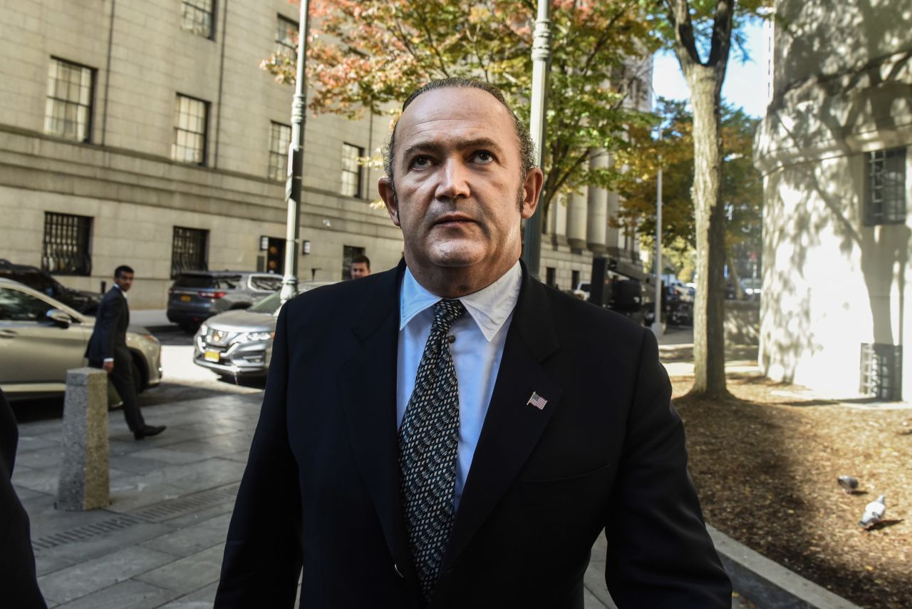Igor Fruman exits federal court in New York City on October 23, 2019.