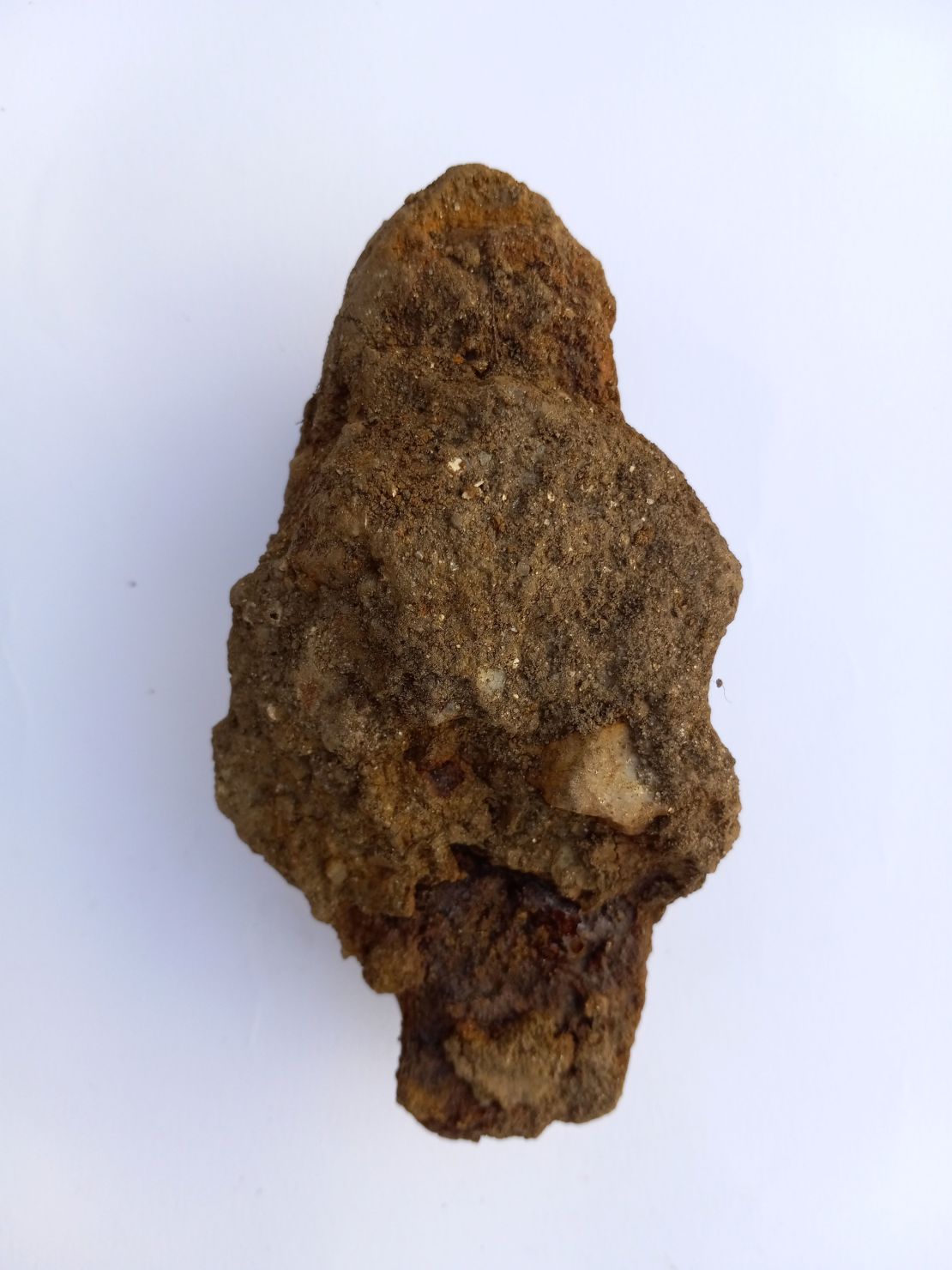 A spearhead found at the site