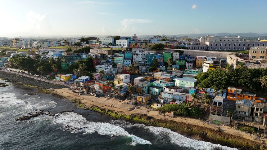The San Juan coastline on September 12, 2025.