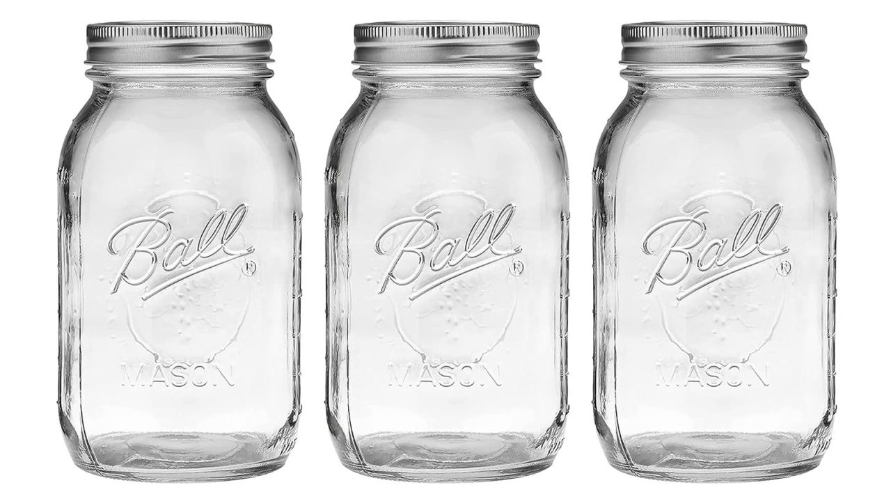 Smith's 6 x Mason Jar Mugs. Air tight lovely drinking glasses with lids -  Plastic Free Shopper