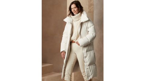 Banana Republic Long Puffer Coat