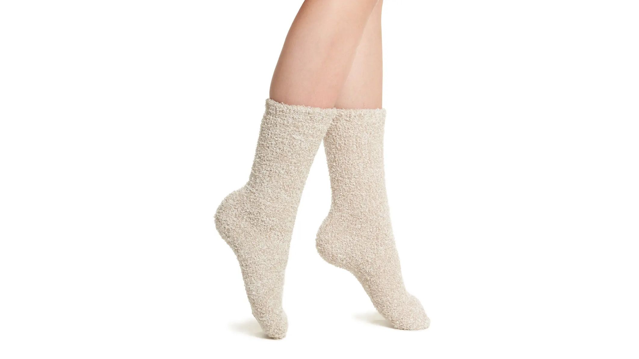 Barefoot Dreams Sock Set Pack Of 2 Cozy Comfy Soft Womens Luxury Socks  Neutral