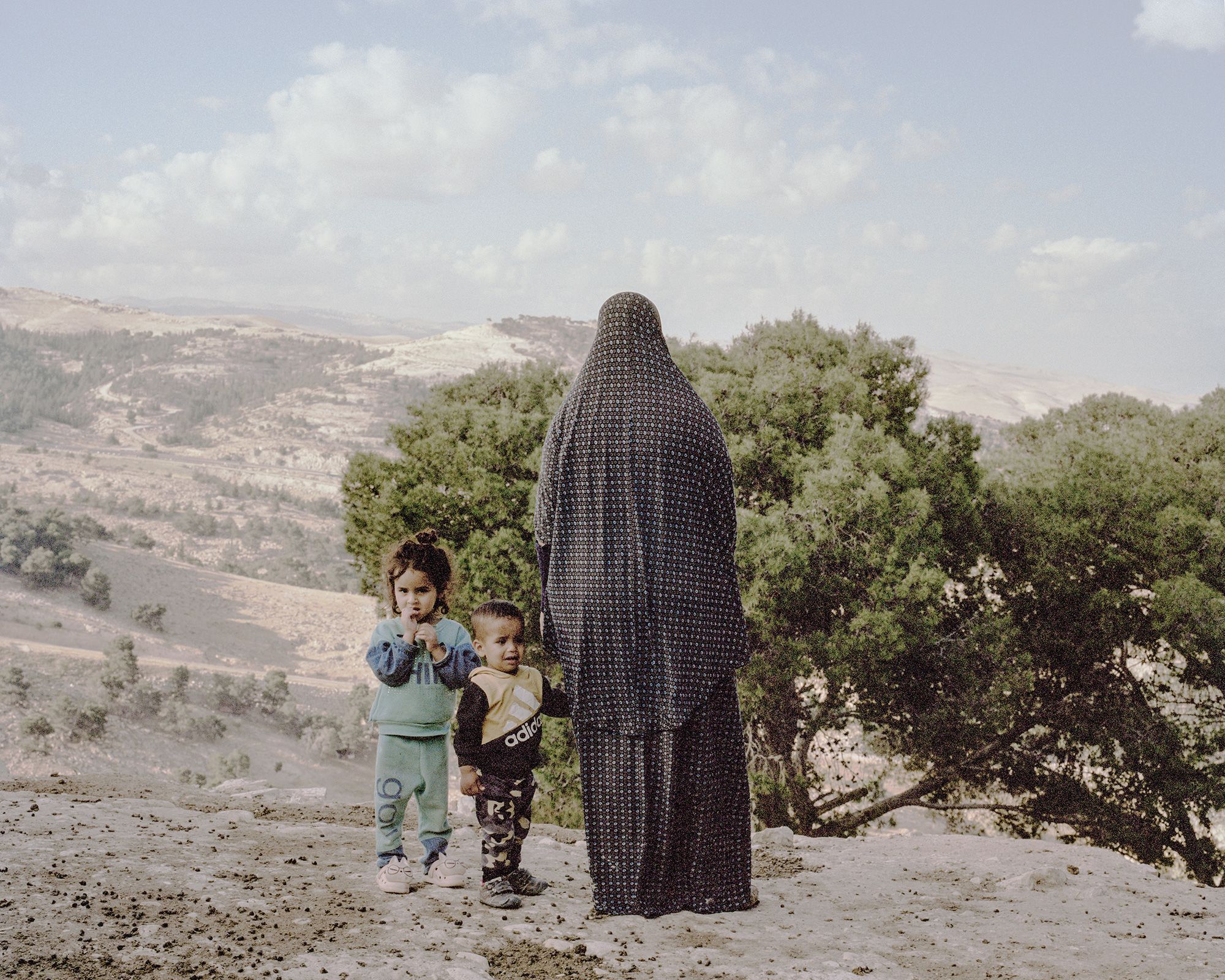 Intisar, a woman from the Jabal-Al Baba community, studied at a university to secure a better future for herself and her children. Photographer Petra Basnakova was let into the lives of Bedouin women in the El Bariyar desert and said that in time, "the (women) became like my sisters or mothers, and I found them to be very brave and strong... To me, they were like superheroes.”