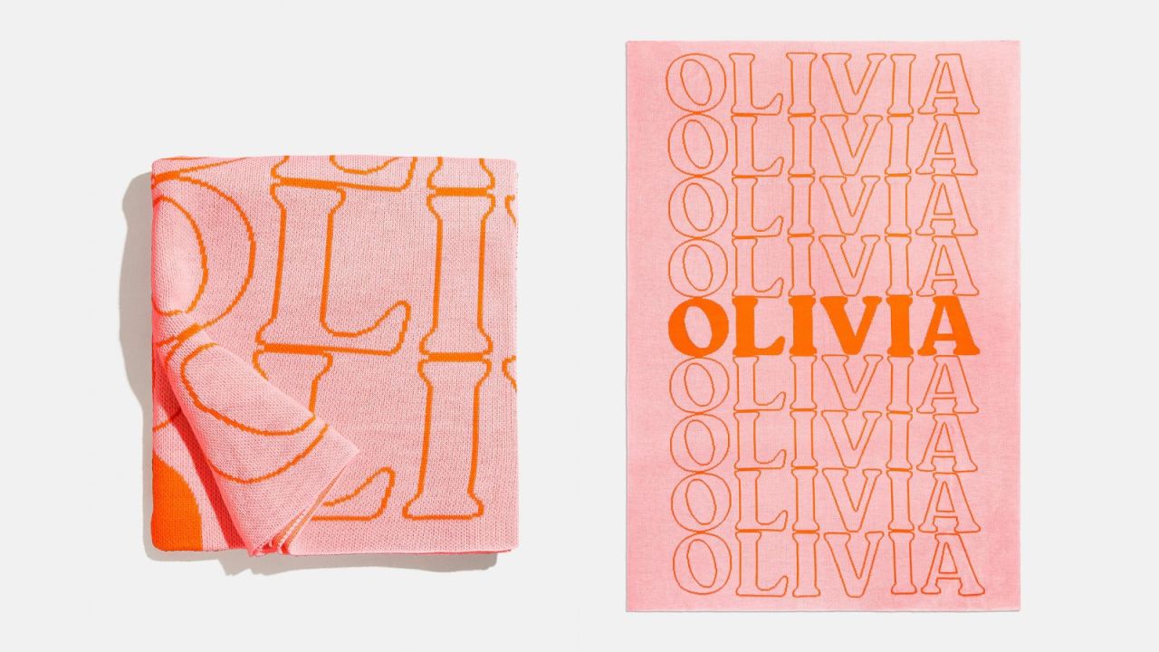 BaubleBar custom throw blankets A ‘treat yourself’ gift under 100