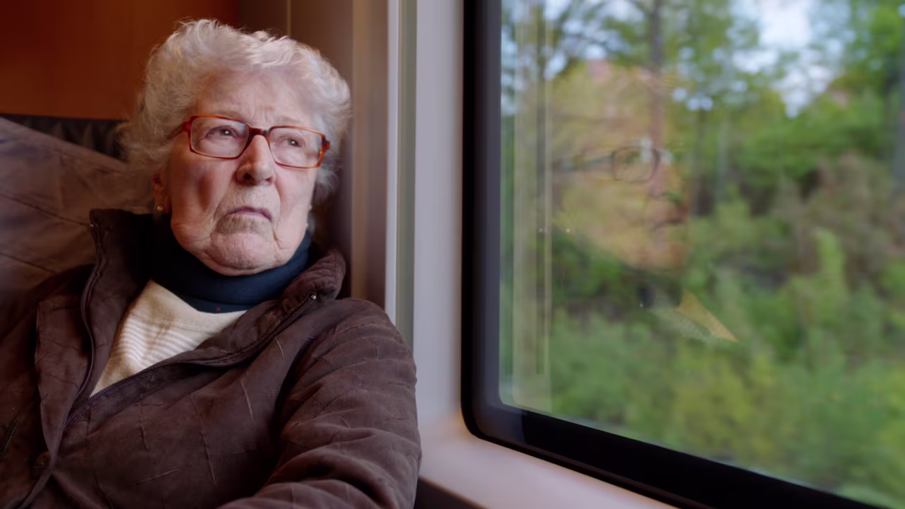 Colette Marin-Catherine appears in a scene from the Oscar-nominated documentary short "Colette," about a French woman who was part of the resistance during World War II.