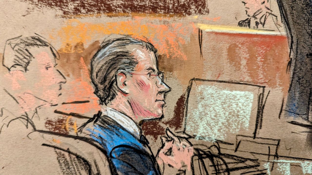 Hunter Biden in court on Thursday.