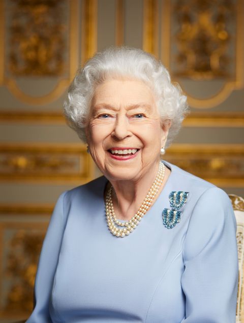Britain's Queen Elizabeth II photographed at Windsor Castle in Windsor in May.