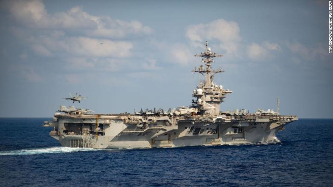  USS Theodore Roosevelt on March 18 in the Philippine Sea. 