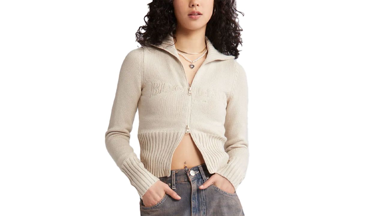 PRETTYGARDEN Fall Long Sleeve Cropped Sweaters for Women 2023 Off