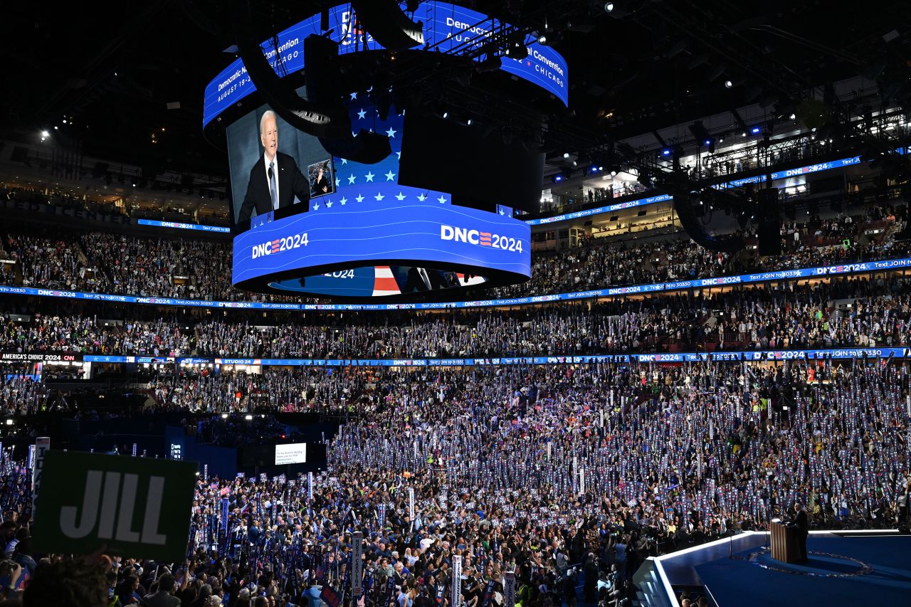 The 2024 Democratic National Convention in Chicago on August 19.