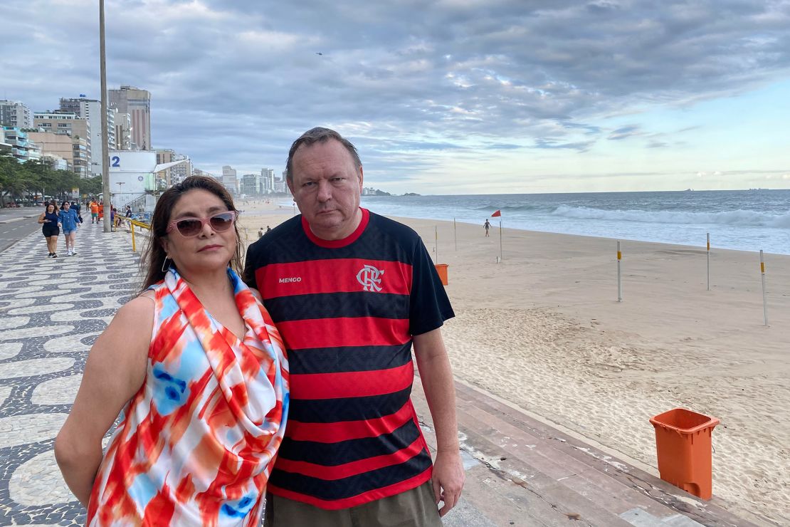 The couple, who have been married for 28 years, are now happily settled in Brazil and have no plans to return.