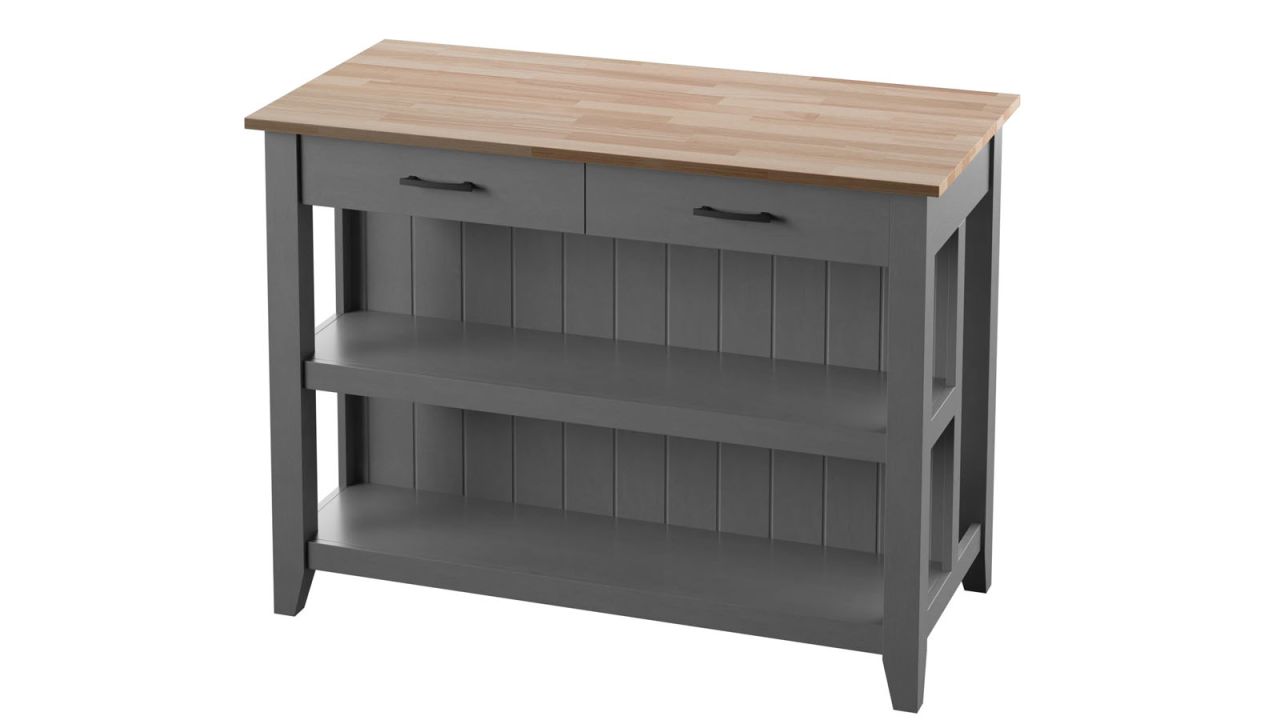 Beachcrest Home Spence Wood Kitchen Island .jpg