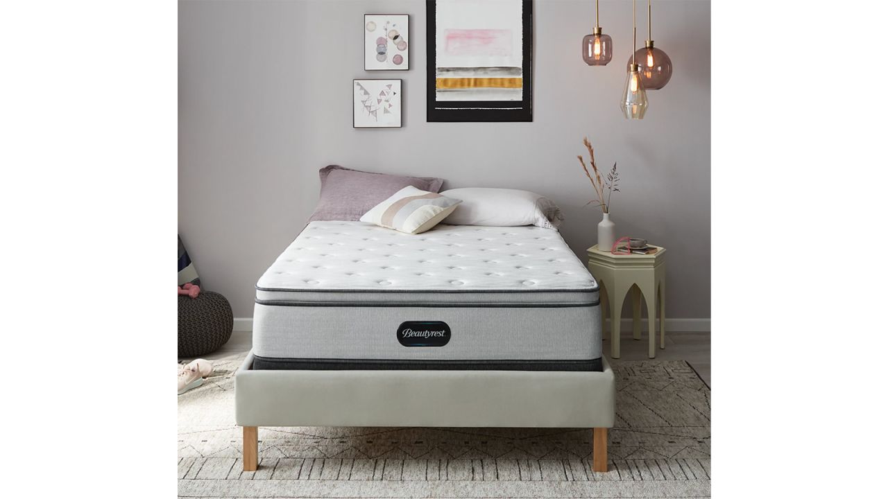 beautyrest br800 plush euro top king size mattress