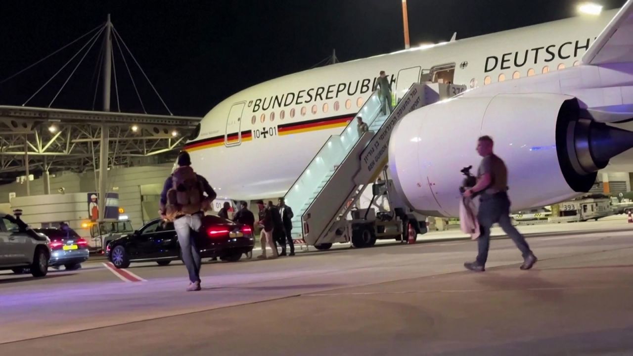 German Chancellor Olaf Scholz's plane was evacuated due to an air raid alert late Tuesday night, a Reuters correspondent traveling with the chancellor reported.??