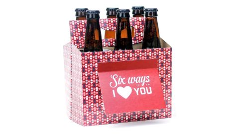 Happy beer Six pack greeting card box