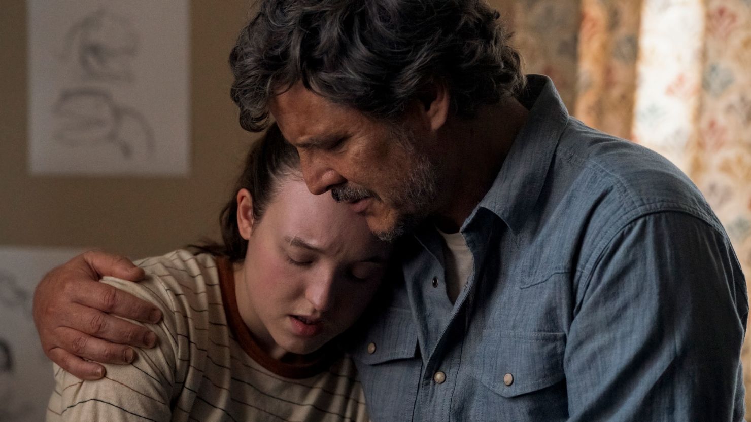 (From left) Bella Ramsey and Pedro Pascal in 'The Last of Us.'