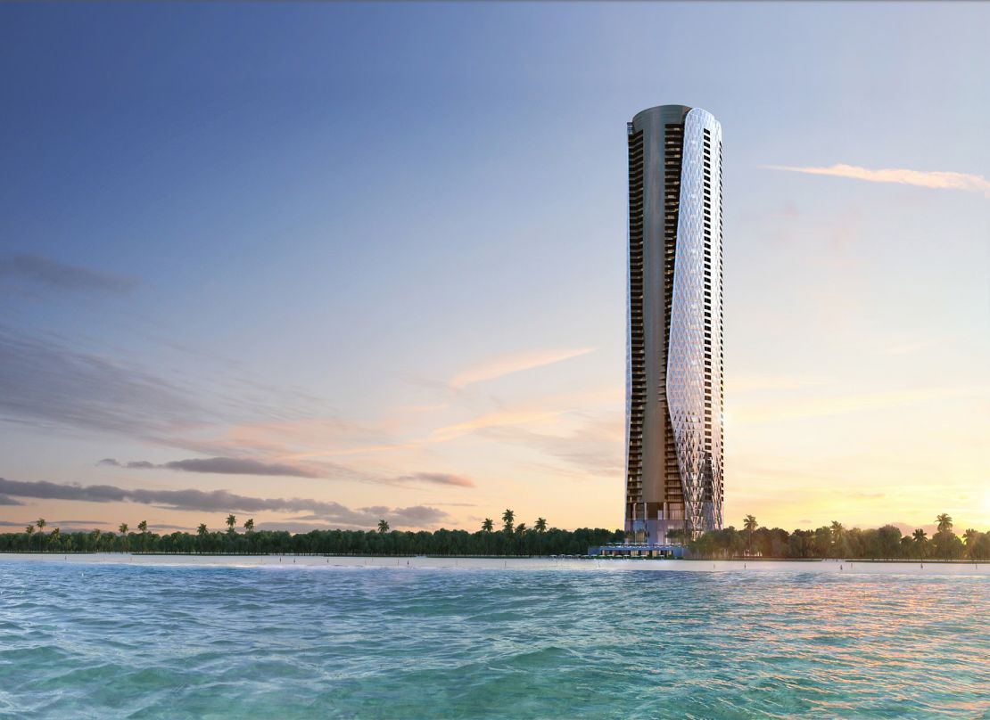 The new Bentley Residences in Miami will feature four car elevators and space for three or four cars for each of the 216 apartments.