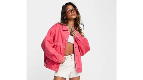 Bershka Oversized Denim Jacket