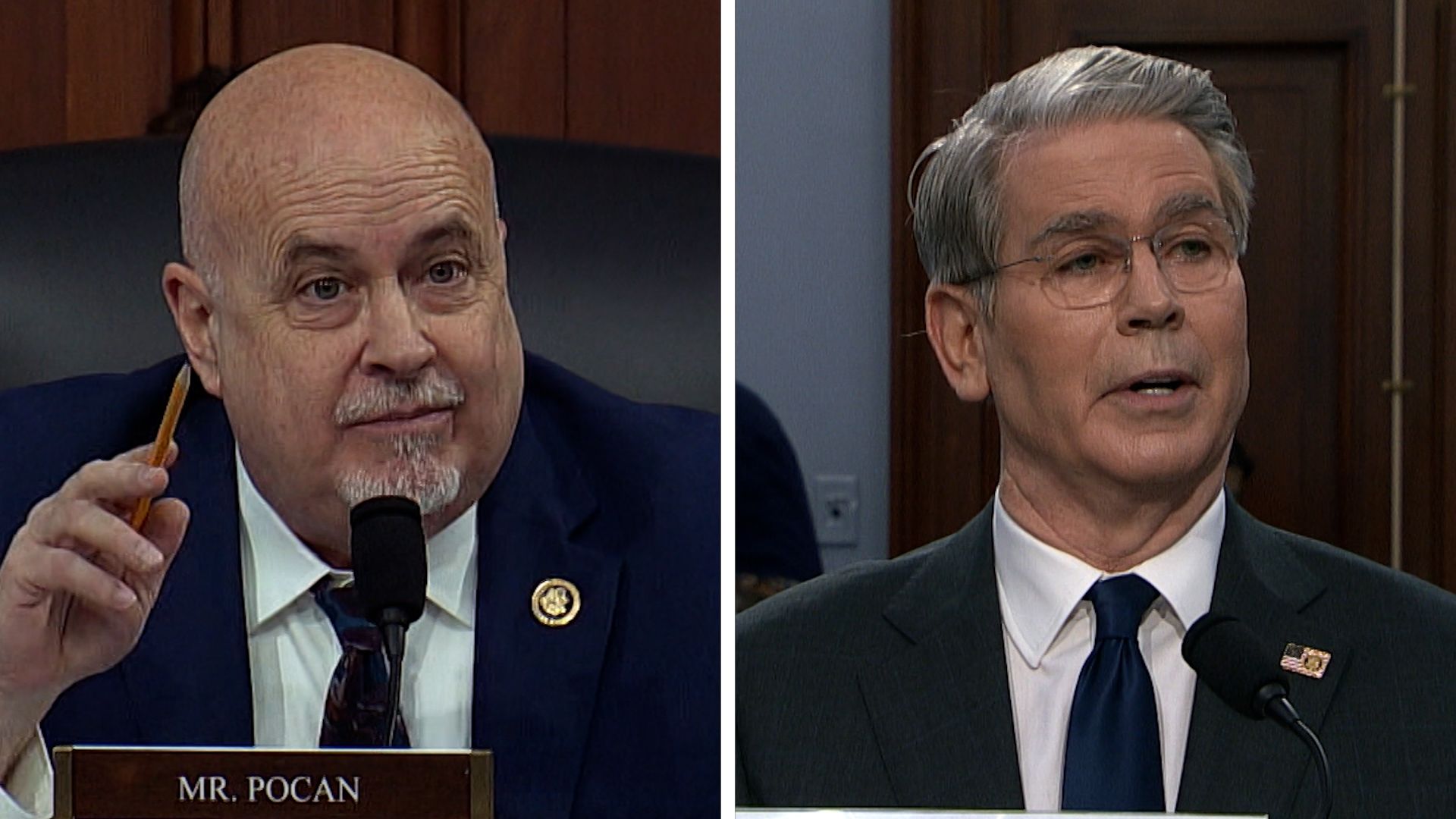 Democrat presses Bessent: Who pays tariffs?