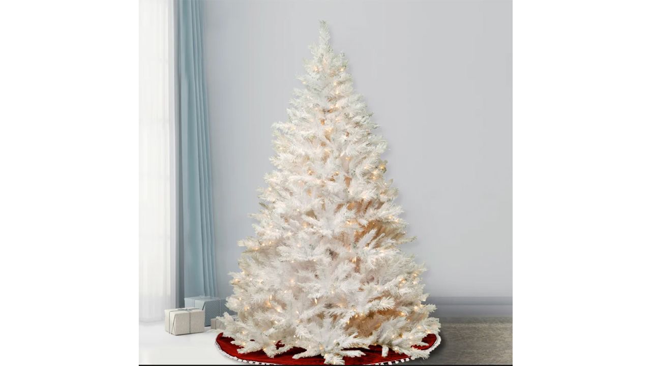 Lighted Artificial Fir Christmas Tree