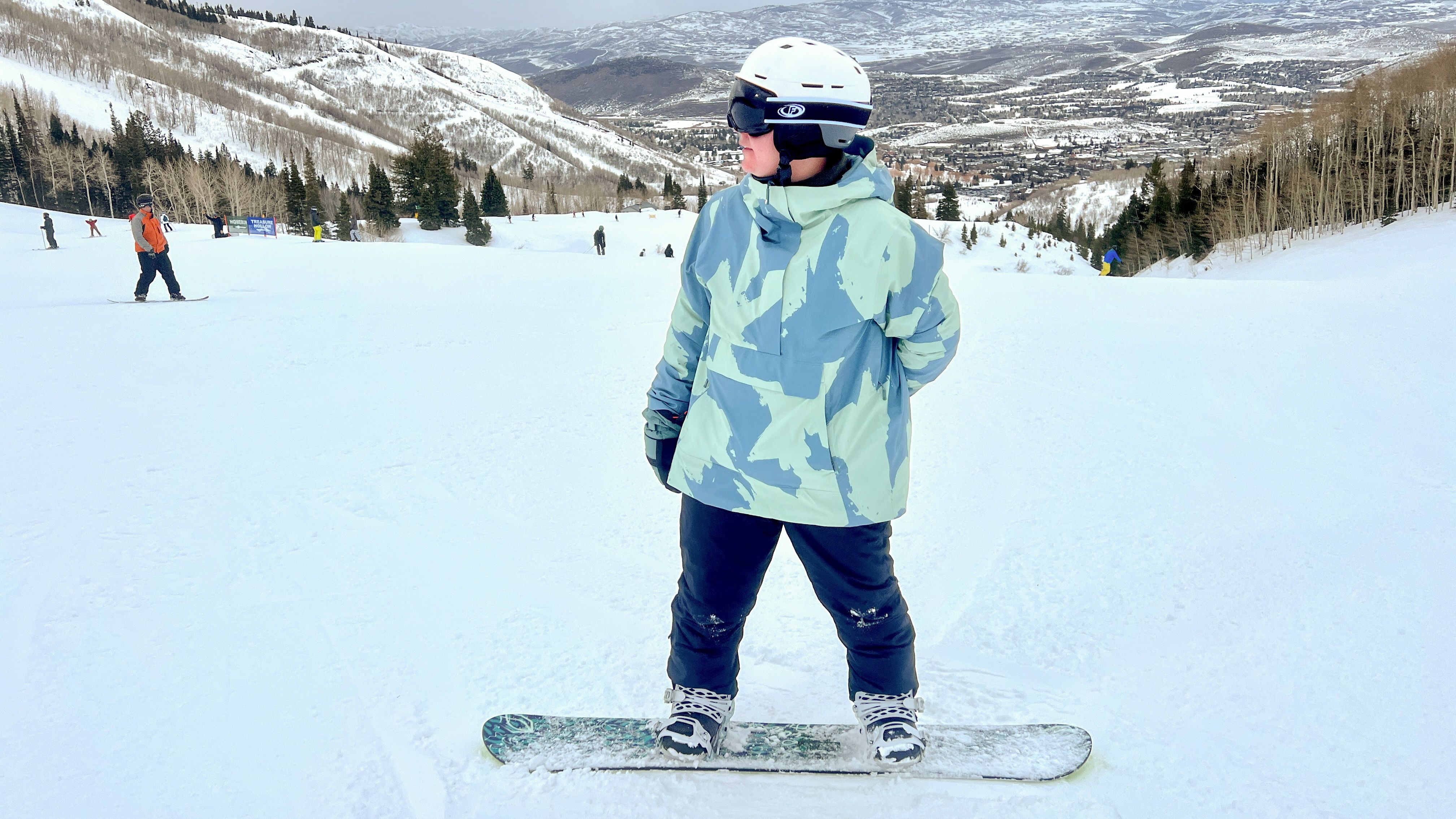 Erika, Techno Fleece ski pants with snow gaiter for ladies