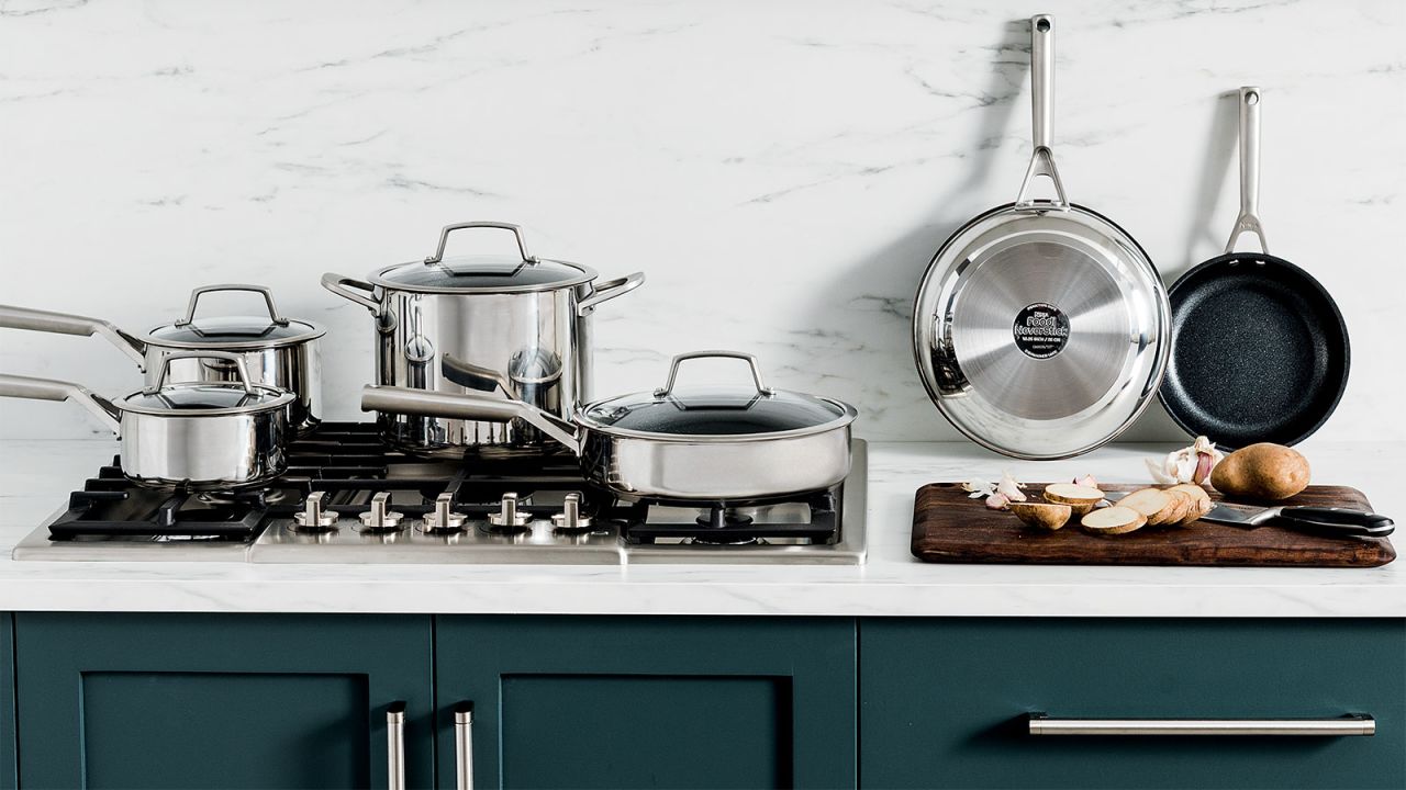 image of cookware on kitchen counter