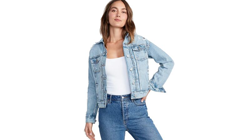 Denim short jackets for womens clearance online