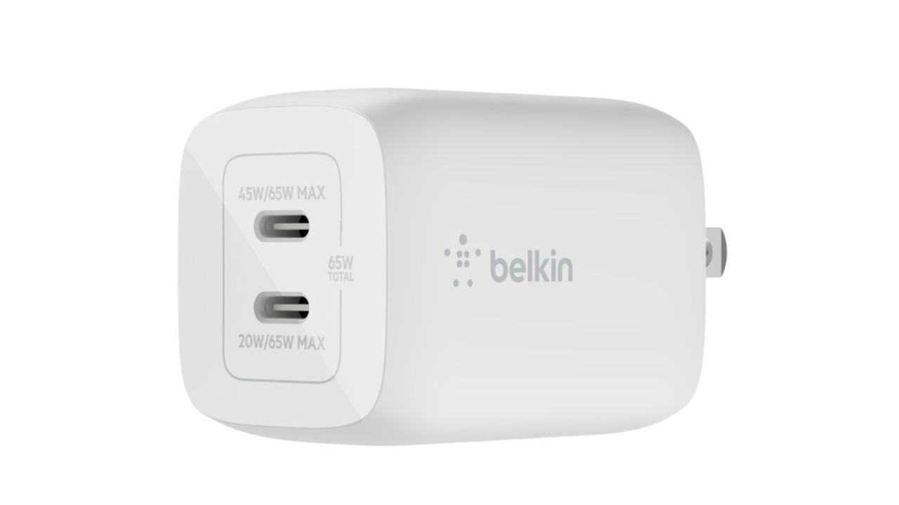 Belkin 65W BOOSTCHARGE PRO Dual USB-C GaN Wall Charger