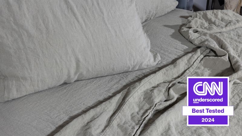 Best linen sheets of 2024 tested by editors CNN Underscored