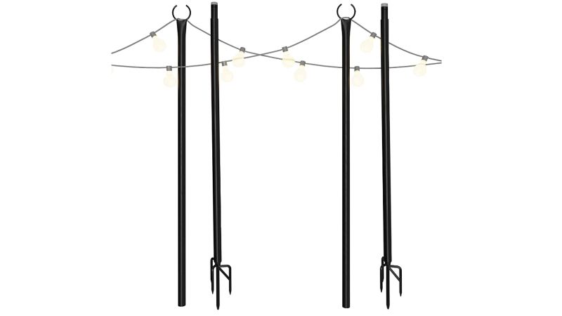 best string light poles