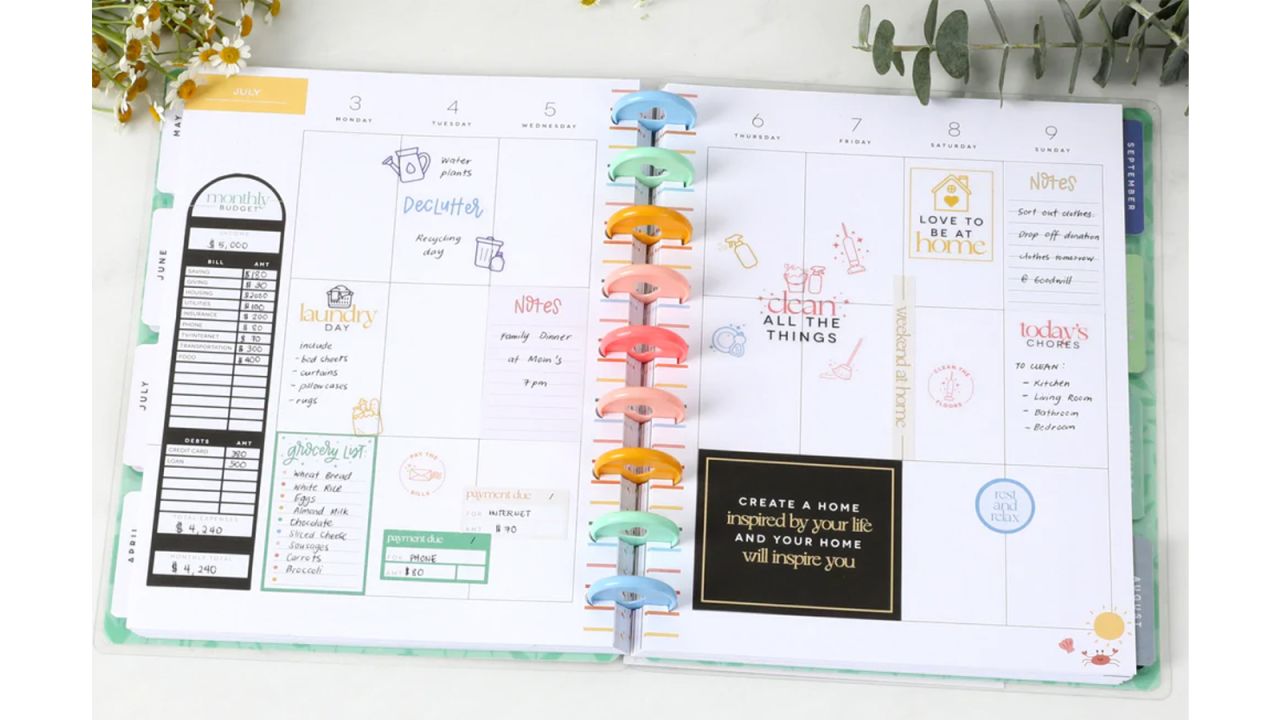 2023 Happy Planner x Paula & Waffle Whimsical Doodles Planner