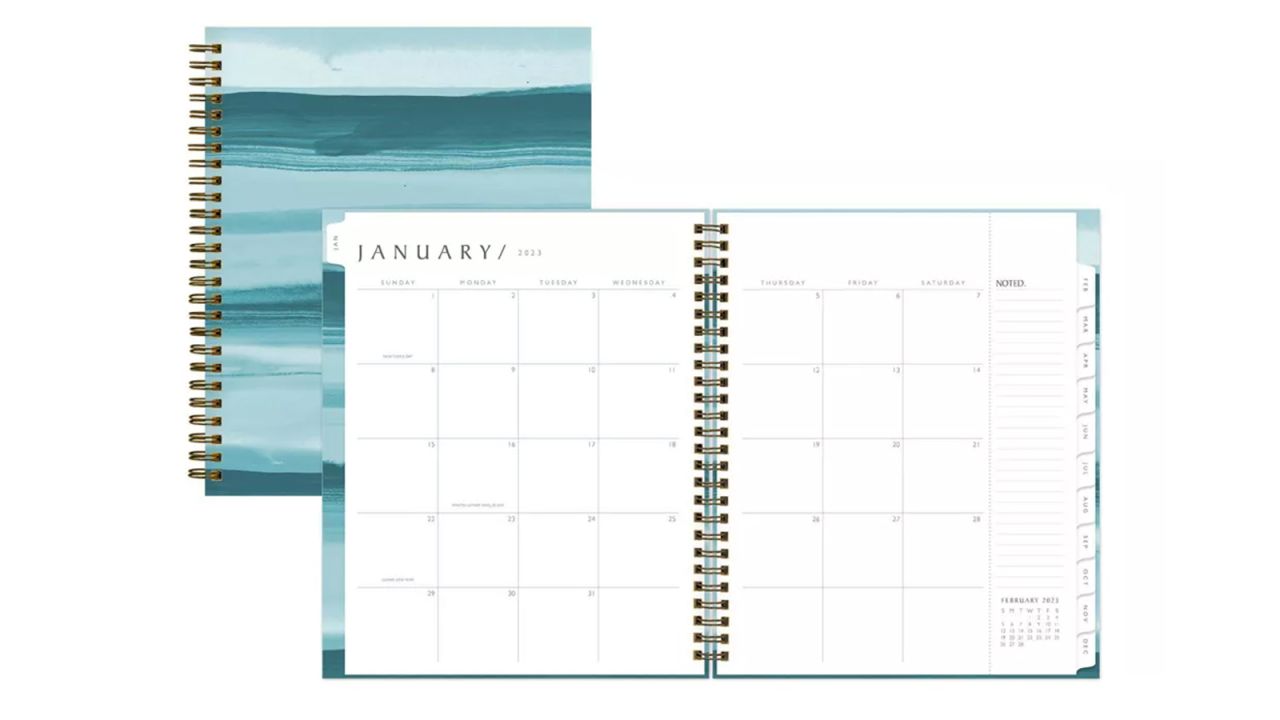 Blue Sky 2023 Sustainability Planner Folded Weekly/Monthly