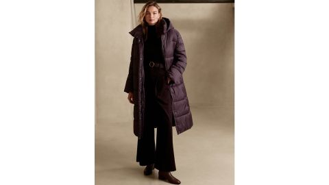 Banana Republic hooded long jacket﻿