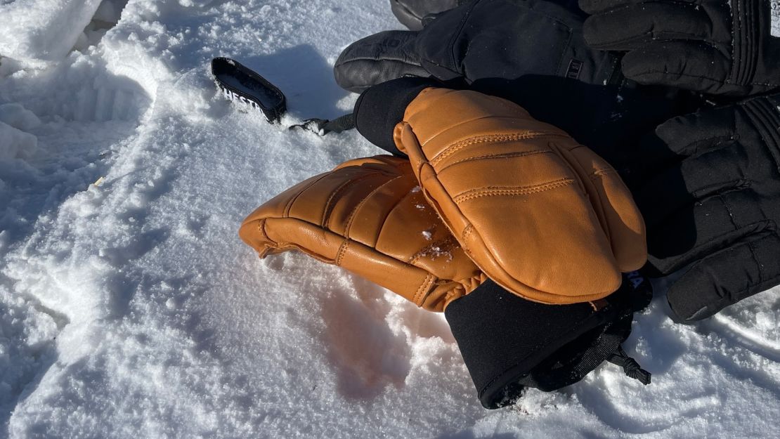  OZERO Snowboard Gloves Cold Proof Winter Snow Leather