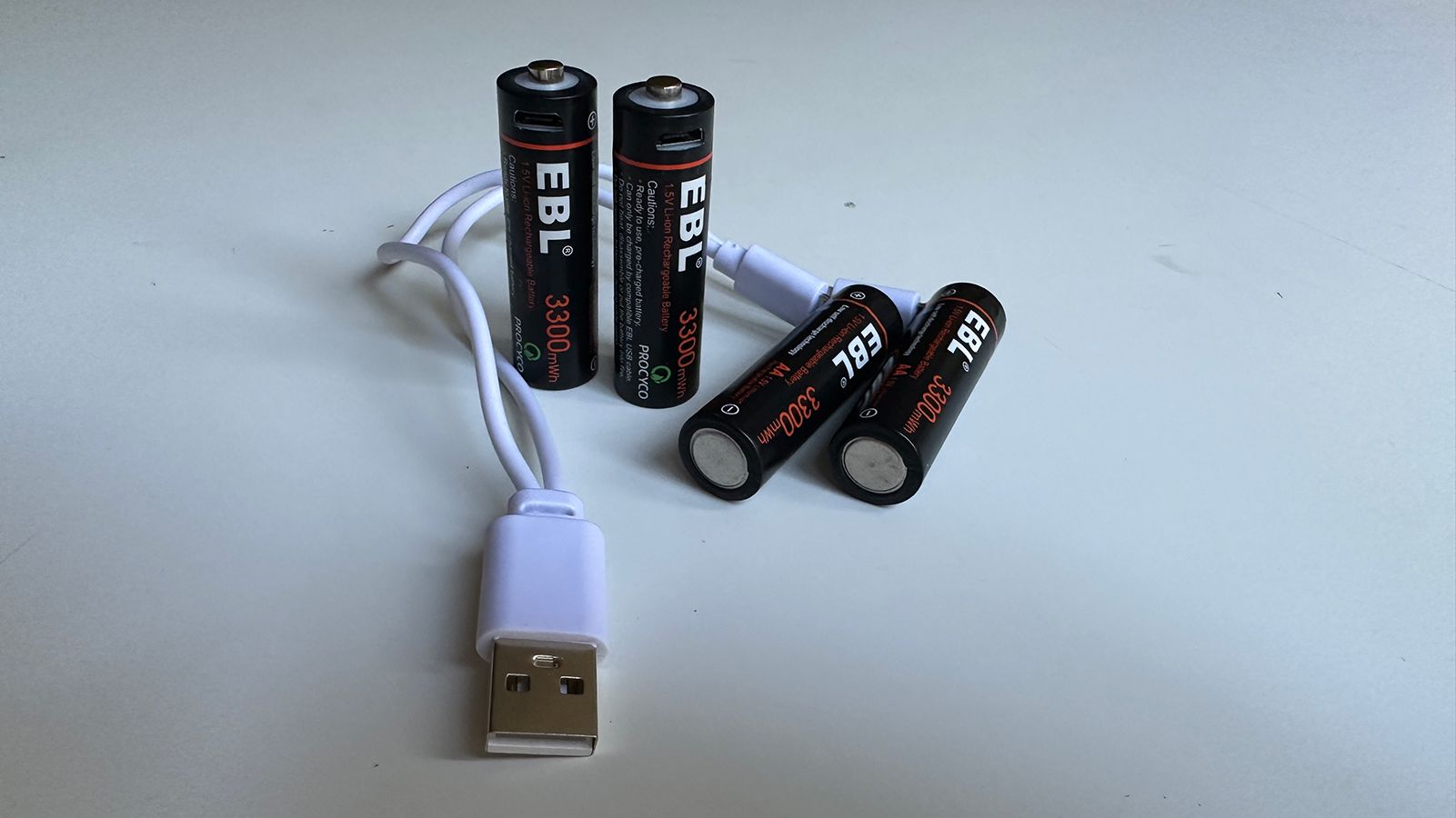 EBL 1.5V Rechargeable AA AAA Li-ion Lithium Batteries 1200