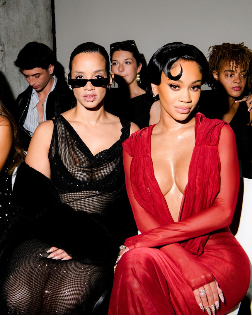 Dascha Polanco and Saweetie at Bronx and Banco.