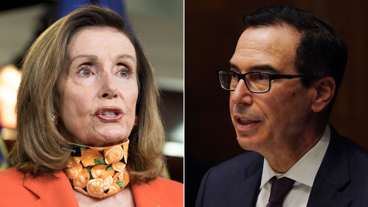 House Speaker Nancy Pelosi and Treasury Secretary Steven Mnuchin