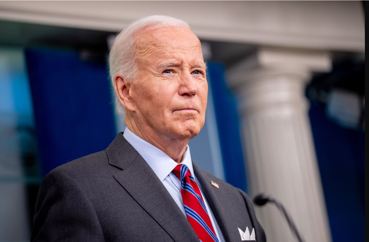Joe Biden comparece durante una rueda de prensa en Washington, DC, en octubre de 2024.